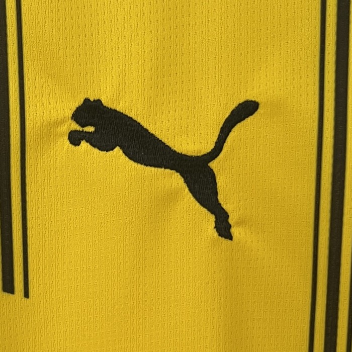 Fan Version 2024-2025 Borussia Dortmund Home Soccer Jersey BVB Football Shirt