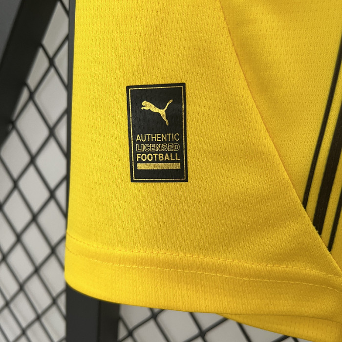 Fan Version 2024-2025 Borussia Dortmund Home Soccer Jersey BVB Football Shirt