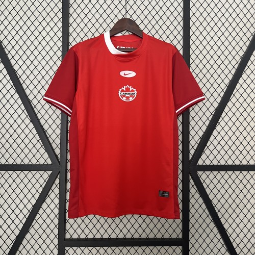 Fans Version Canada 2024 Home Soccer Jersey Football Shirt