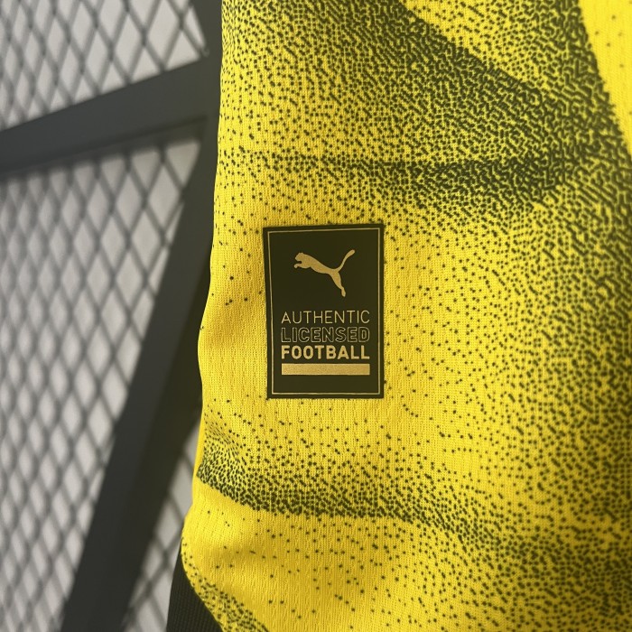 BVB Football Shirt Fans Version 2023-2024 Borussia Dortmund Third Away Yellow Soccer Jersey