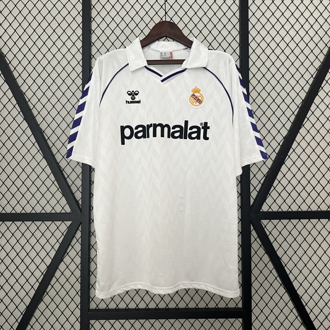 Retro Jersey 1988 Real Madrid Home Soccer Jersey Vintage Football Shirt