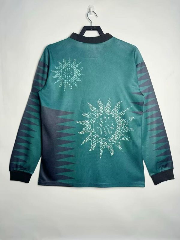 Long Sleeve Retro Jersey 1996-1997 Birmingham City Green Goalkeeper Soccer Jersey Vintage Football Shirt