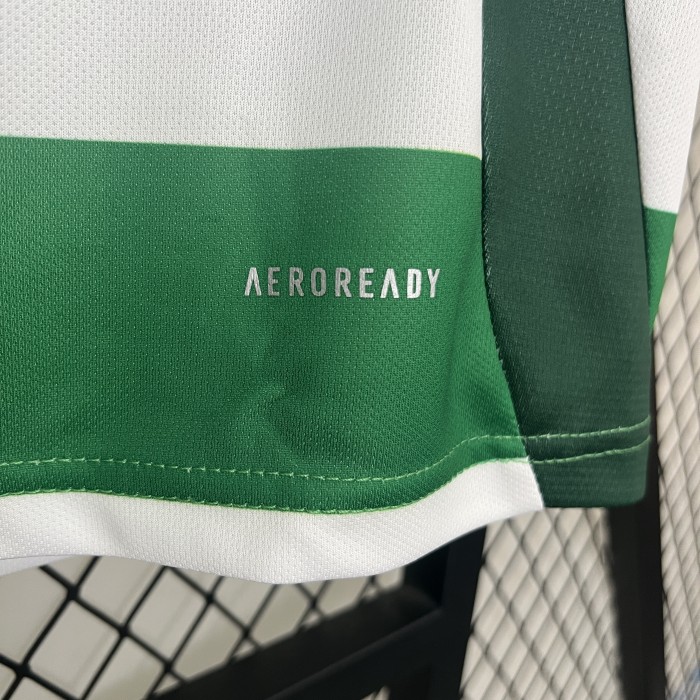 Fan Version 2024-2025 Celtic Home Soccer Jersey Football Shirt