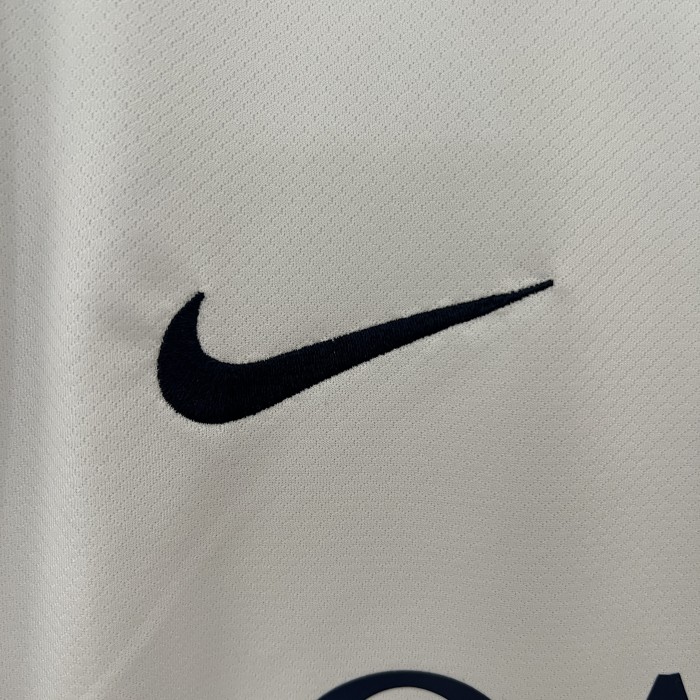 Fan Version 2024-2025 PSG Away White Soccer Jersey Paris Football Maillot
