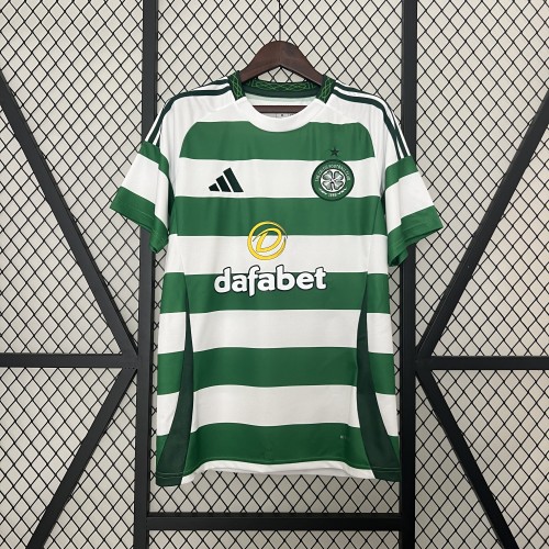 Fan Version 2024-2025 Celtic Home Soccer Jersey Football Shirt