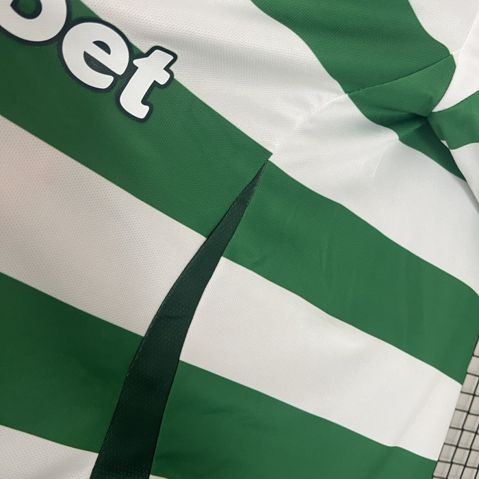 Fan Version 2024-2025 Celtic Home Soccer Jersey Football Shirt