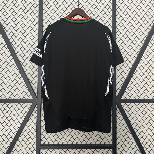 Fan Version Arsenal 2024-2025 Away Black Soccer Jersey Football Shirt
