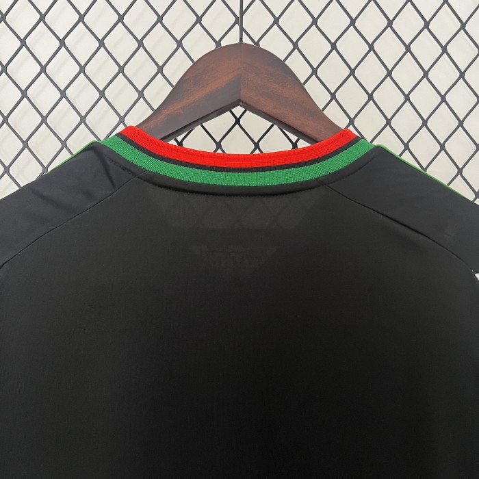 Fan Version Arsenal 2024-2025 Away Black Soccer Jersey Football Shirt