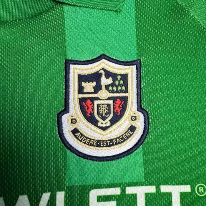 Long Sleeve Retro Jersey 1997-1999 TOT Green Goalkeeper Soccer Jersey Spurs Football Shirt