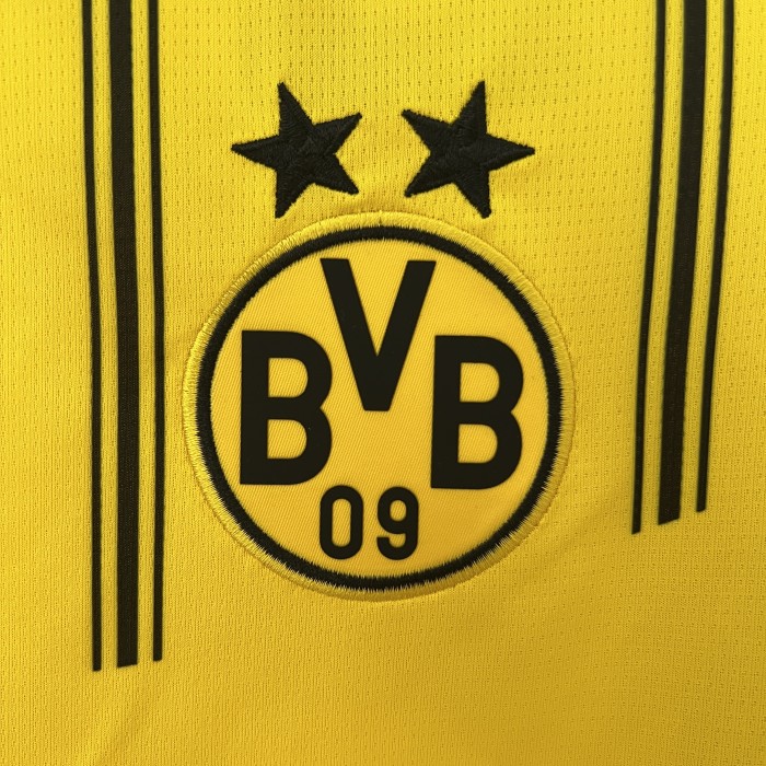 Fan Version 2024-2025 Borussia Dortmund Home Soccer Jersey BVB Football Shirt