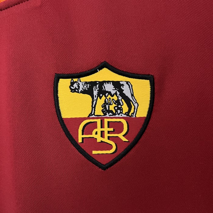 Retro Jersey 1998-1999 AS Roma Home Soccer Jersey Vintage Football Shirt