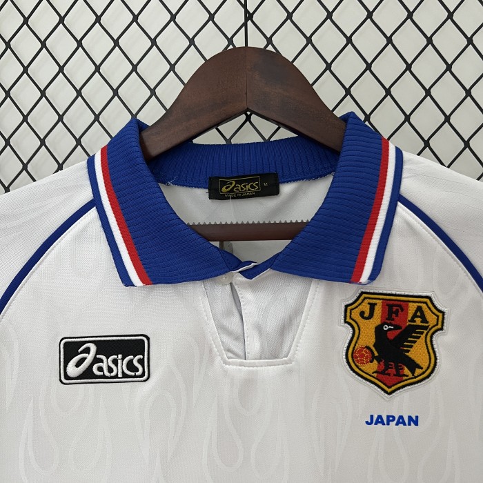 Retro Jersey 1998 Japan Away White Soccer Jersey Vintage Football Shirt