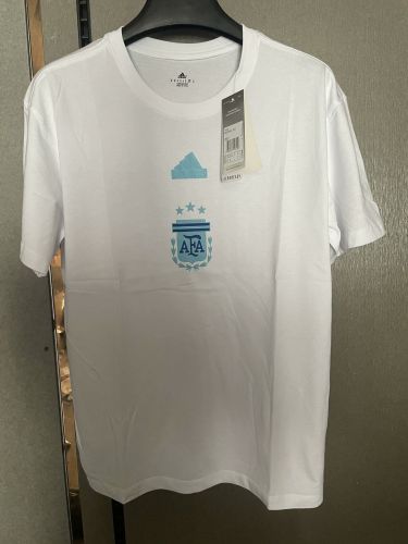 Italy 2024 White Soccer Cotton T-shirt Football Shirt