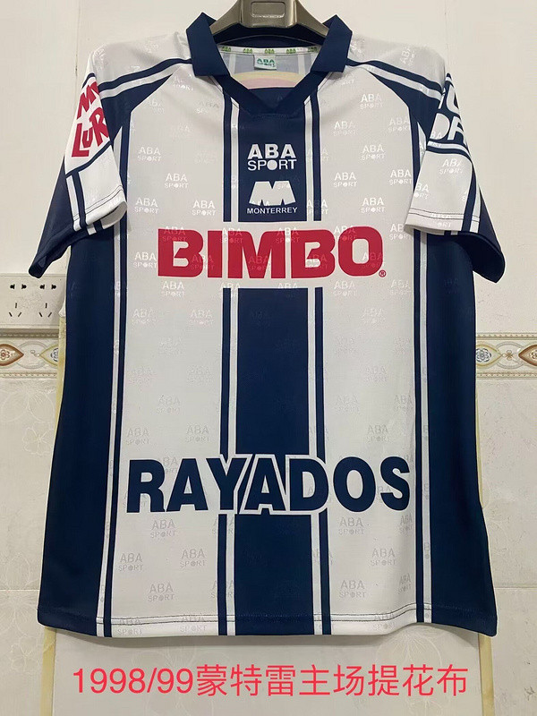 Retro Jersey 1998-1999 Monterrey Home Soccer Jersey Vintage Football Shirt