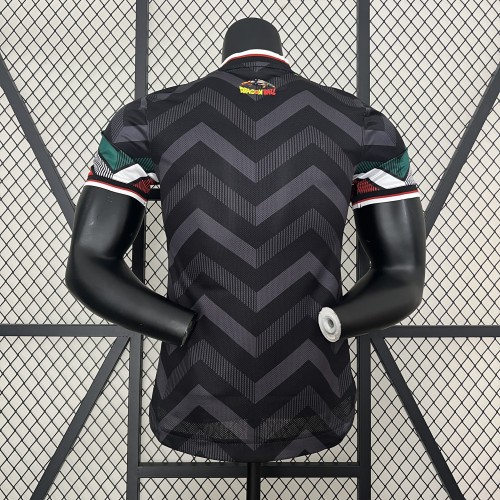 Player Version Mexico 2024 Black Dragon Ball Version Soccer Jersey Adulto Camiseta de Futbol