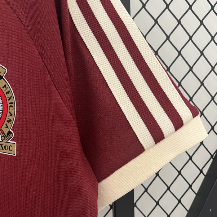 Retro Jersey Mexico Red Special Edition Soccer Jersey Vintage Football Shirt