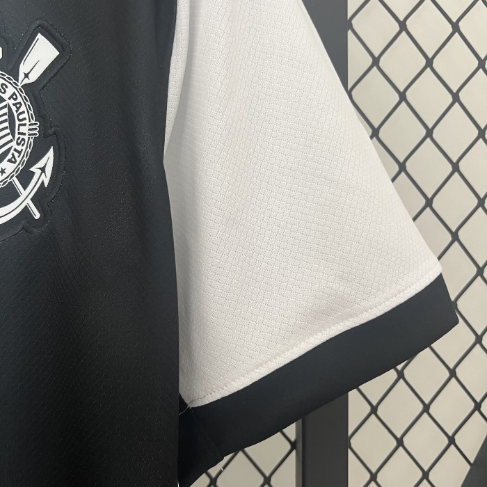 Fan Version 2024-2025 Corinthians Third Away Soccer Jersey Football Shirt