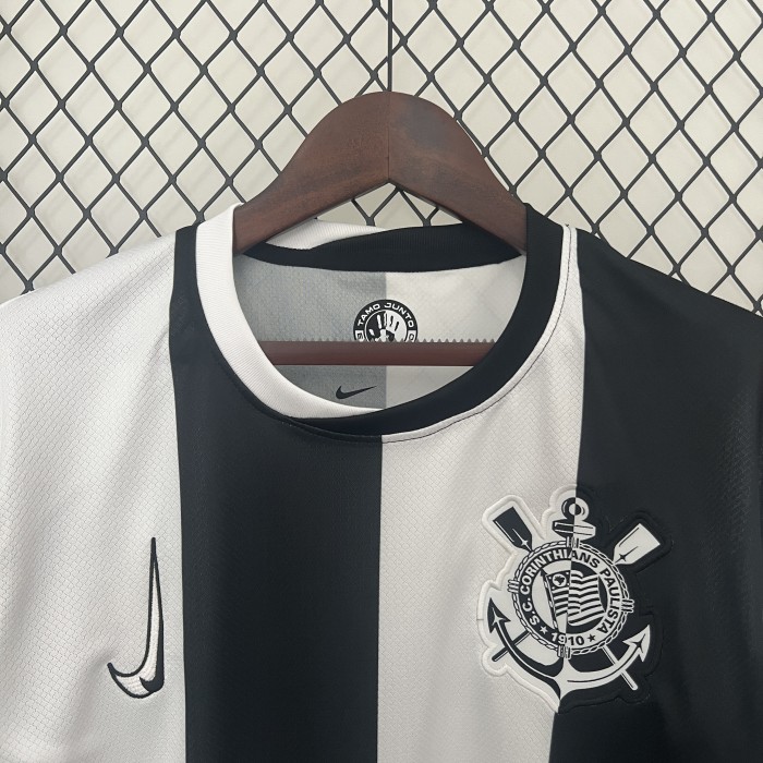 Fan Version 2024-2025 Corinthians Third Away Soccer Jersey Football Shirt