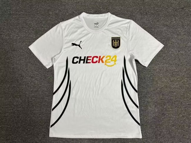 Fan Version 2024 Germany White Special Edition Soccer Jersey Football Shirt