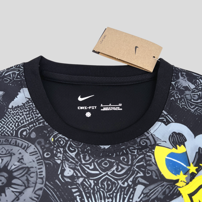 Fan Version 2024 Brazil Jesus Special Edition Soccer Jersey Brasil Football Shirt