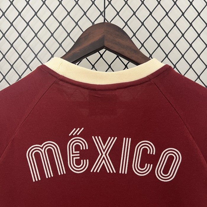 Retro Jersey Mexico Red Special Edition Soccer Jersey Vintage Football Shirt