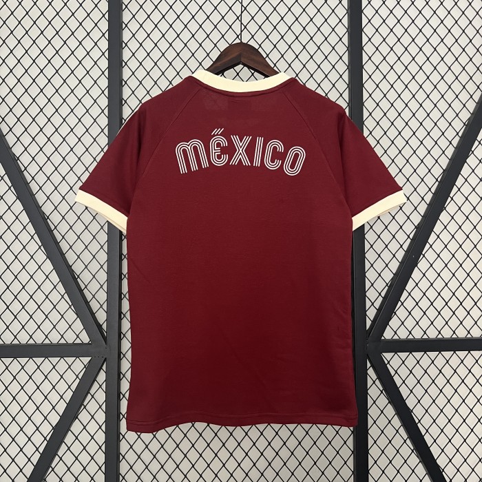 Retro Jersey Mexico Red Special Edition Soccer Jersey Vintage Football Shirt
