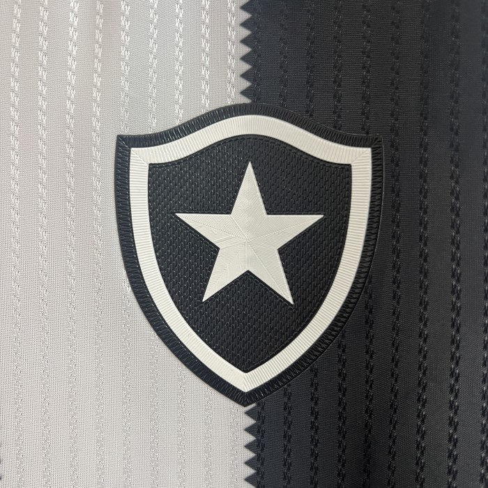 with All Sponor Logos Fan Version 2024-2025 Botafogo Home Soccer Jersey Football Shirt