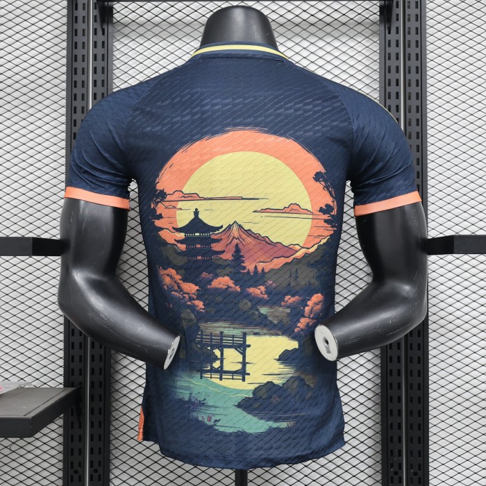Player Version Japan 2024 Dark Blue Special Edition Soccer Jersey Football Shirt