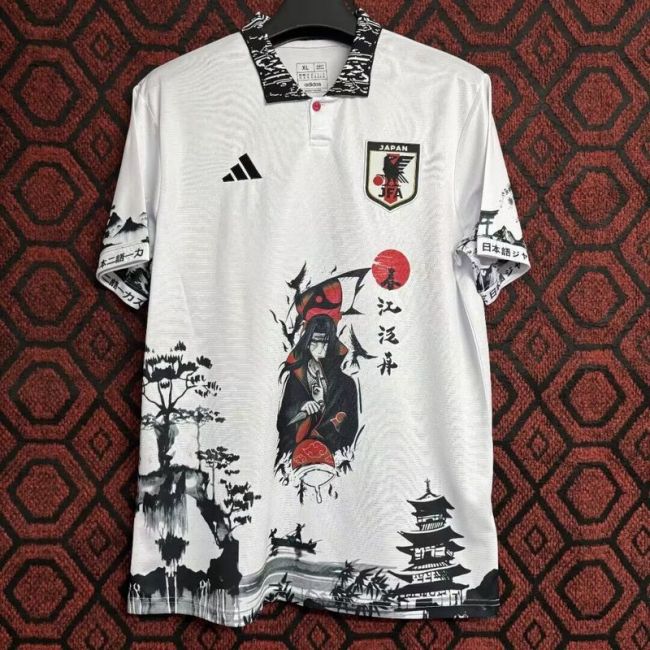 Fan Version Japan 2024 White Comic Edition Soccer Jersey Football Shirt