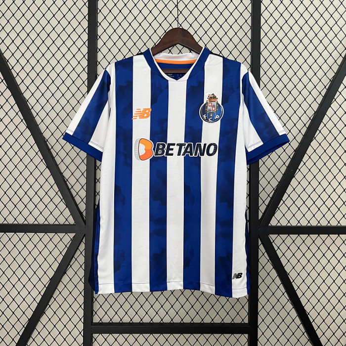 Fan Version 2024-2025 Porto Home Soccer Jersey Football Shirt
