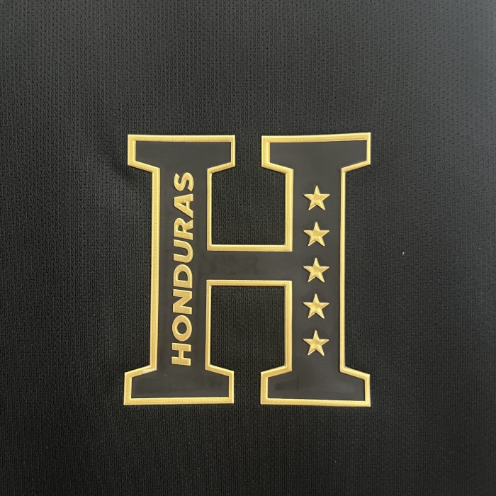 Fans Version 2024 Honduras Away Black Soccer Jersey