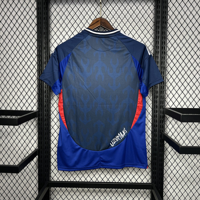 Fan Version Japan 2024 Dark Blue Vzumaki Version Soccer Jersey Football Shirt