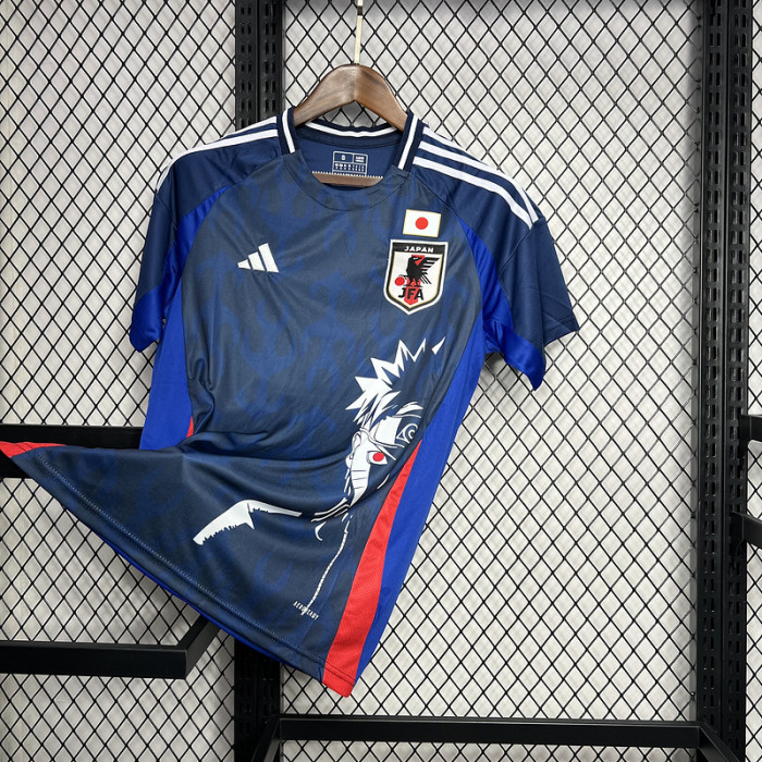 Fan Version Japan 2024 Dark Blue Vzumaki Version Soccer Jersey Football Shirt