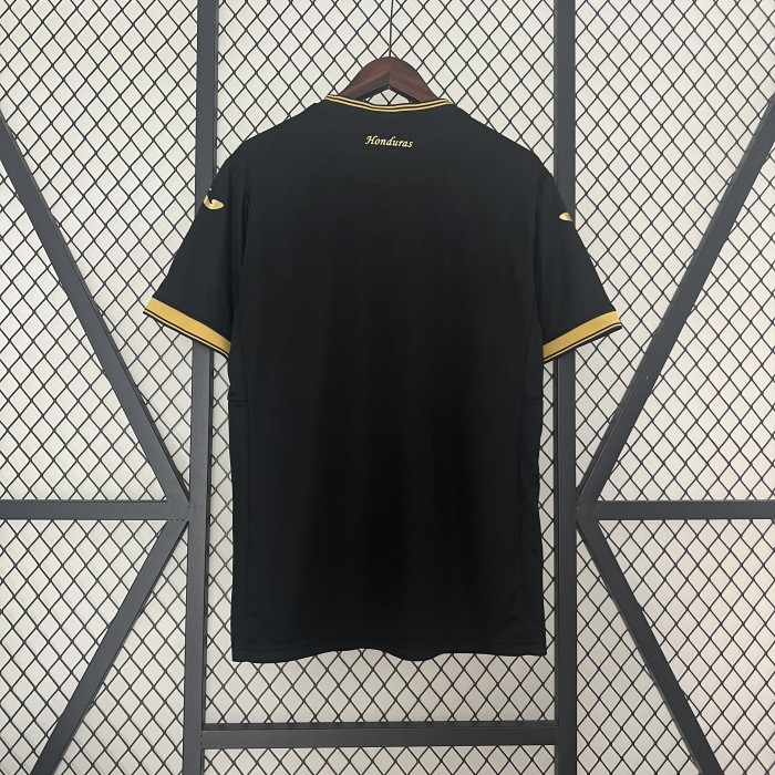 Fans Version 2024 Honduras Away Black Soccer Jersey