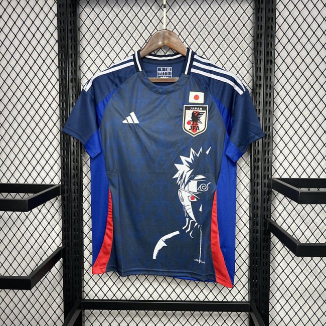 Fan Version Japan 2024 Dark Blue Vzumaki Version Soccer Jersey Football Shirt