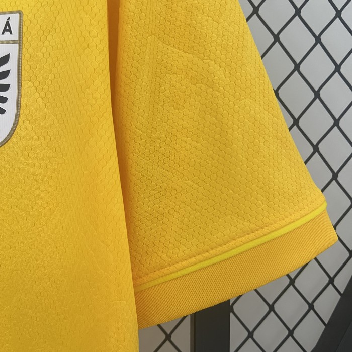 Fans Version 2024 Panama Yellow Soccer Jersey Football Shirt
