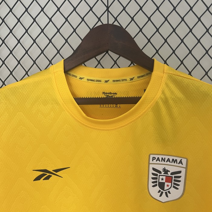 Fans Version 2024 Panama Yellow Soccer Jersey Football Shirt