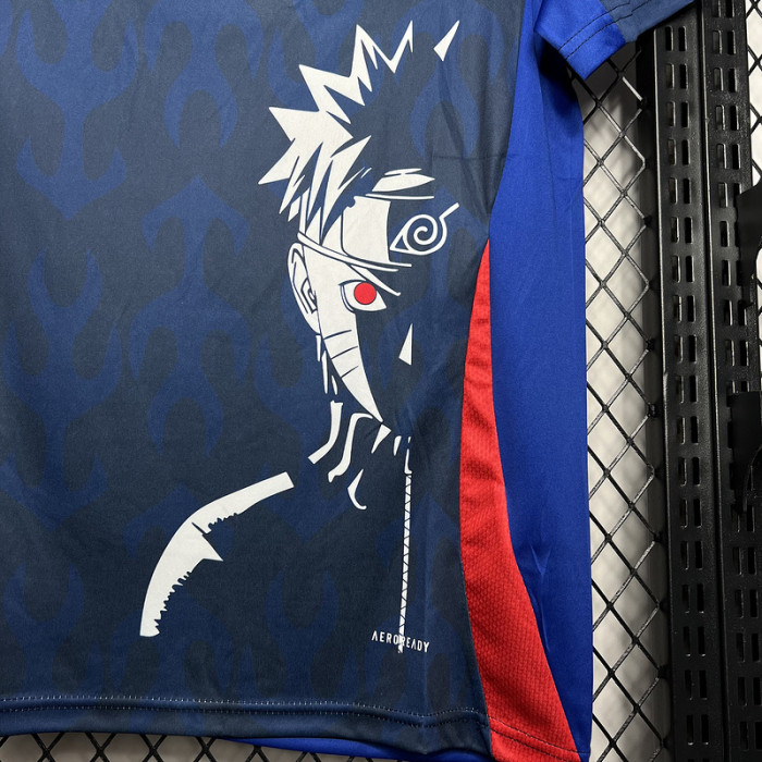 Fan Version Japan 2024 Dark Blue Vzumaki Version Soccer Jersey Football Shirt