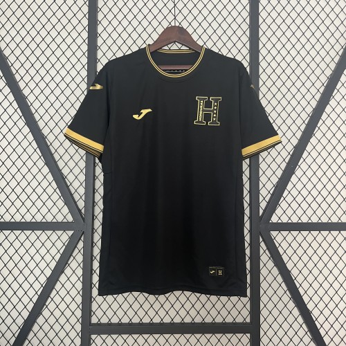 Fans Version 2024 Honduras Away Black Soccer Jersey