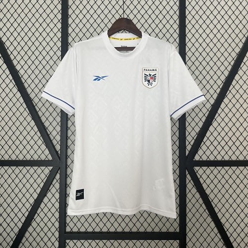 Fans Version 2024 Panama Away White Soccer Jersey Football Shirt