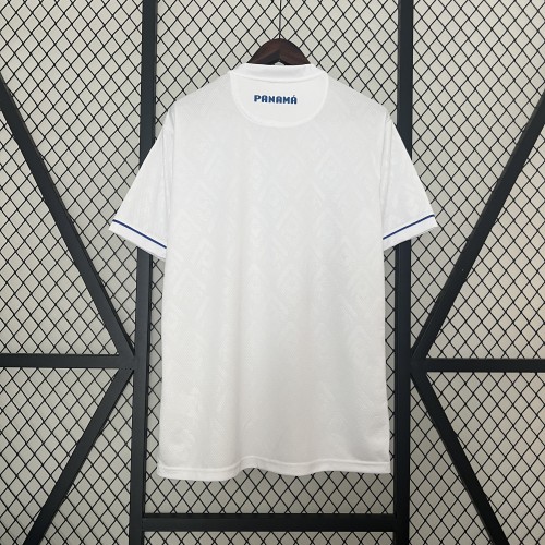 Fans Version 2024 Panama Away White Soccer Jersey Football Shirt
