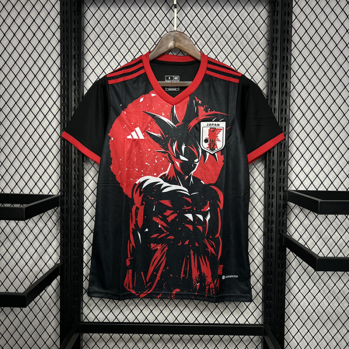 Fan Version Japan 2024 Black Goku Version Soccer Jersey Football Shirt
