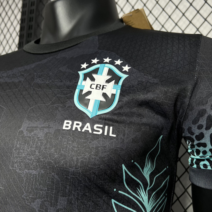 Player Version 2024 Brazil Pepe Special Edition Soccer Jersey Brasil Football Shirt