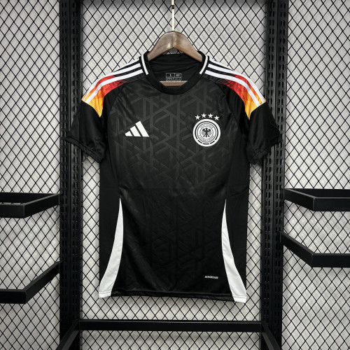 Fan Version 2024 Germany Black Soccer Jersey Football Shirt