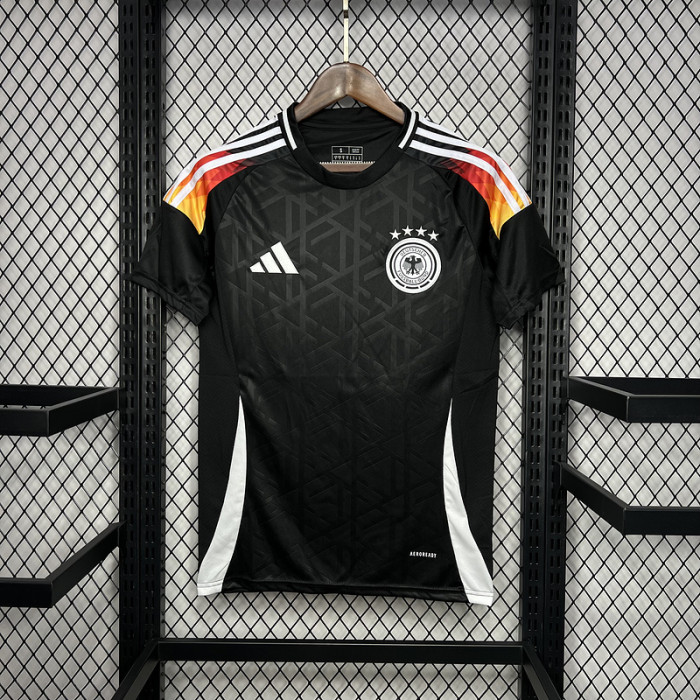 Fan Version 2024 Germany Black Soccer Jersey Football Shirt