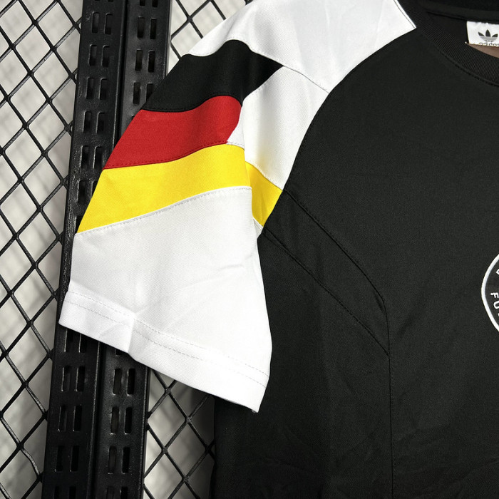 2024 Germany Black Soccer Jersey Football Shirt
