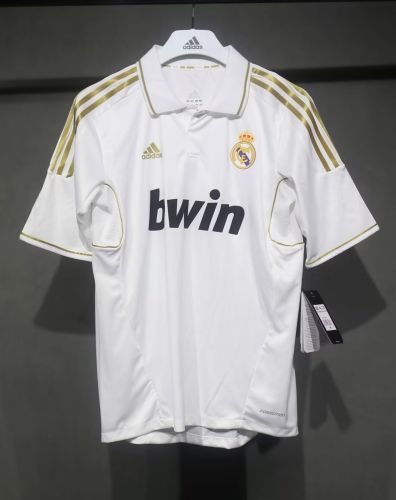 Retro Jersey Player Version Real Madrid 2011-2012 Home Soccer Jersey Vintage Football Shirt