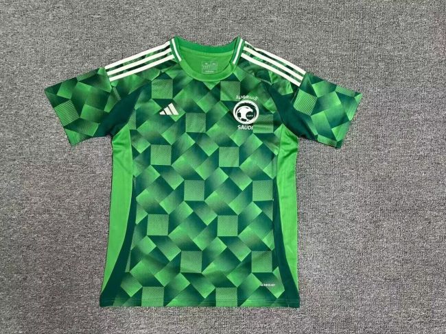 Fan Version 2024 Saudi Arabia Home Soccer Jersey Football Shirt