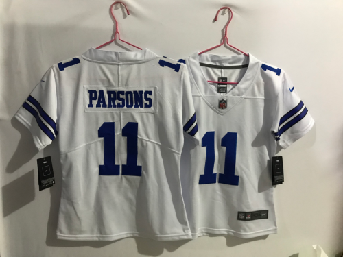 Dallas Cowboys 11 PARSONS White NFL Jersey