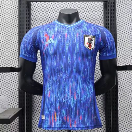 Player Version Japan 2024 Blue Special Edition Soccer Jersey Colorful Football Shirt